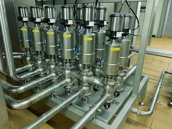CIP/SIP-compatibele sanitaire kleppen zorgen voor uiterst zuivere vloeistofverwerking