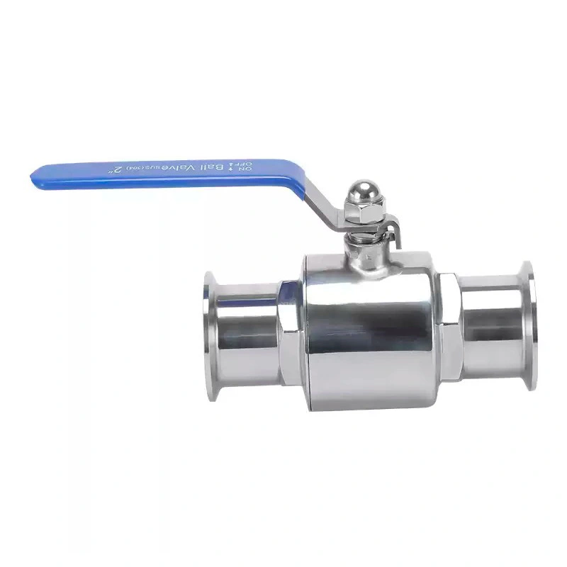 Sanitary Manual Pneumatic Full Bore 2-Piece Ball Valve