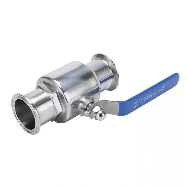 Sanitary Manual Pneumatic Full Bore 2-Piece Ball Valve