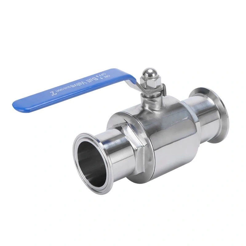 Sanitary Manual Pneumatic Full Bore 2-Piece Ball Valve