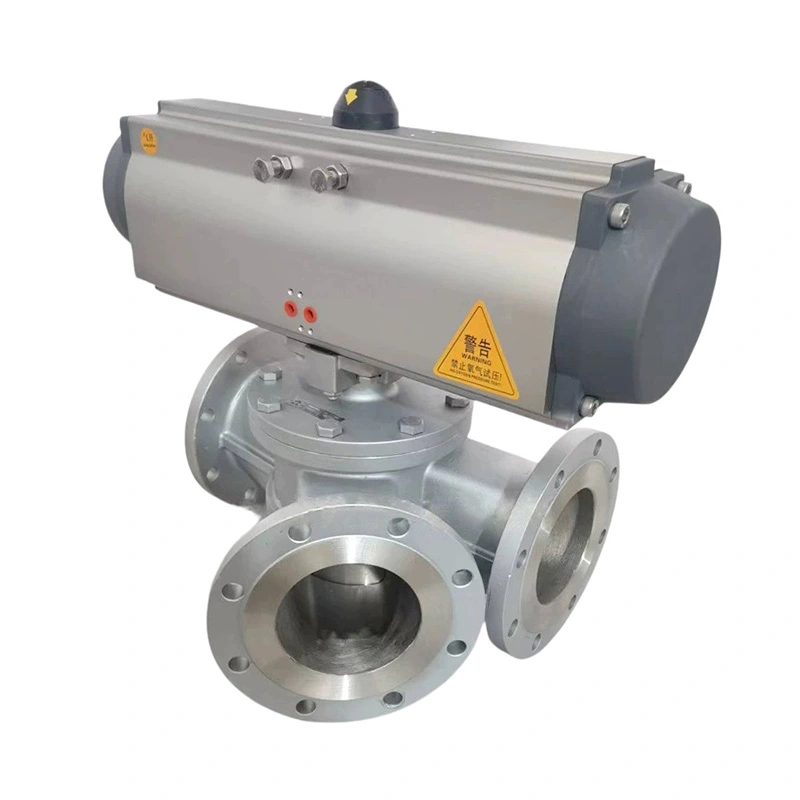 Sanitary Pneumatic 3-Way Diverter Valve For Powder