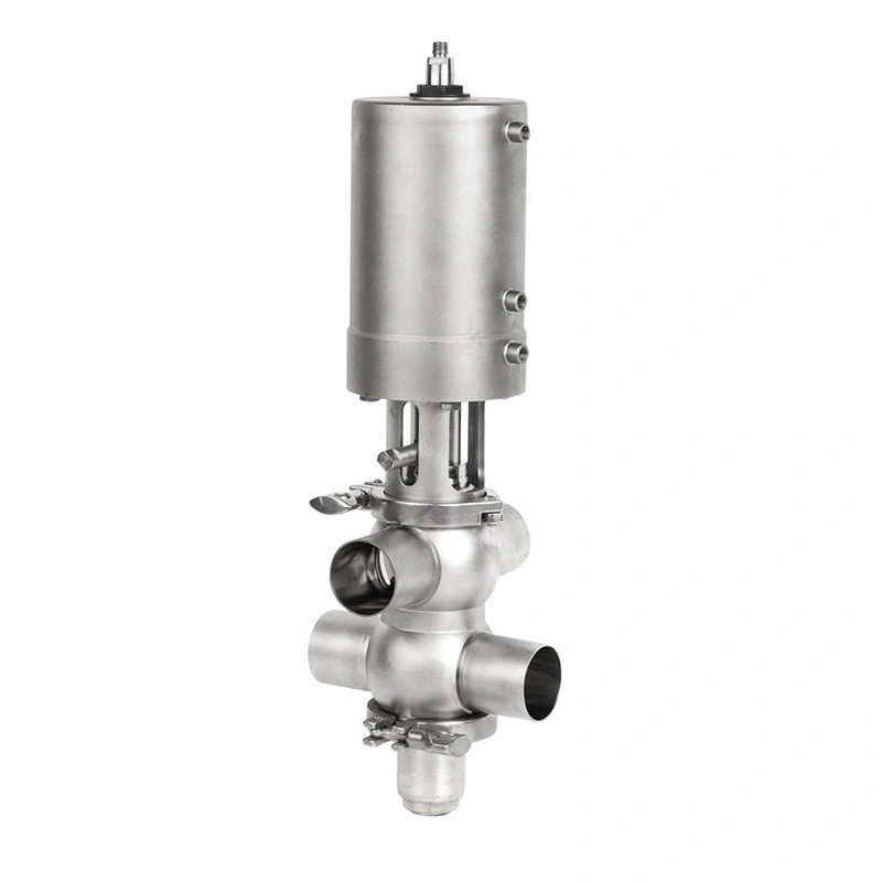 Sanitair intelligent mengbestendig ventiel met dubbele zitting